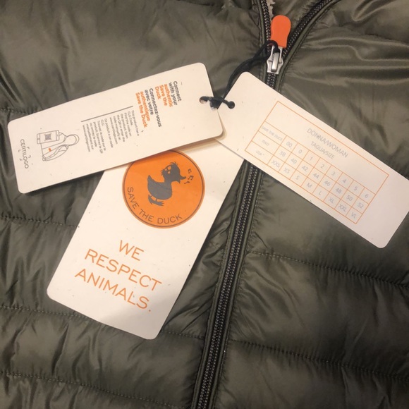 NWT SAVE THE DUCK ultra light synthetic down jacket - Picture 5 of 12